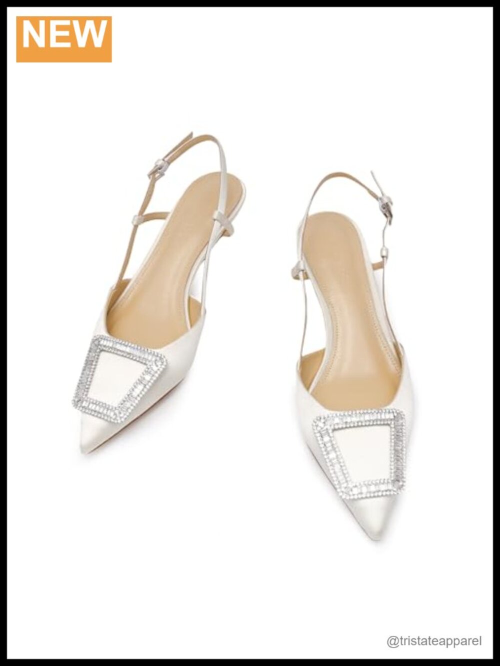 Womens Wedding Shoes Low Heel Closed Toe Bridal Kitten Heel Leather Sole